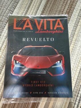 Lamborghini Red REVUELTO Cover